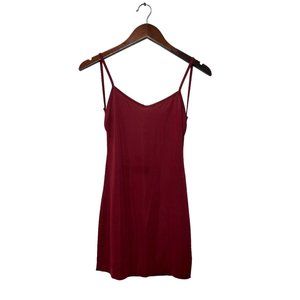 For Love & Lemons Slip Dress Mini Low Back Red Sexy Women’s Size XS